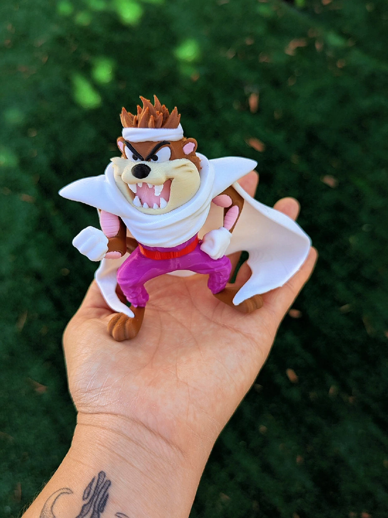 TAZ + PICCOLO 🔥🔥 . . . #tazmania #looneytunes #taz #warnerbros #tazmaniandevil #spacejam #BugsBunny 