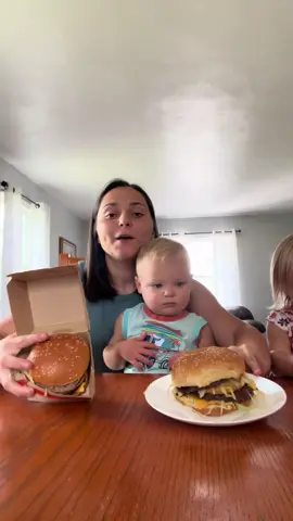 Compare a homemade Big Mac to a McDonald’s Big Mac! #bigmac #mcdonalds #homemade #fyp #foodcomparison 