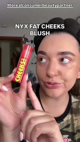 Haven’t heard anyone talking about these new blushes and I’m so impressed with the shades + formula @NYX Professional Makeup this line is amazing!!  #lorealconsumerbeautypartner #nyxcosmetics #nyxfatcheeks #liquidblush #nyxblush #lorealconsumerbeautycollective 