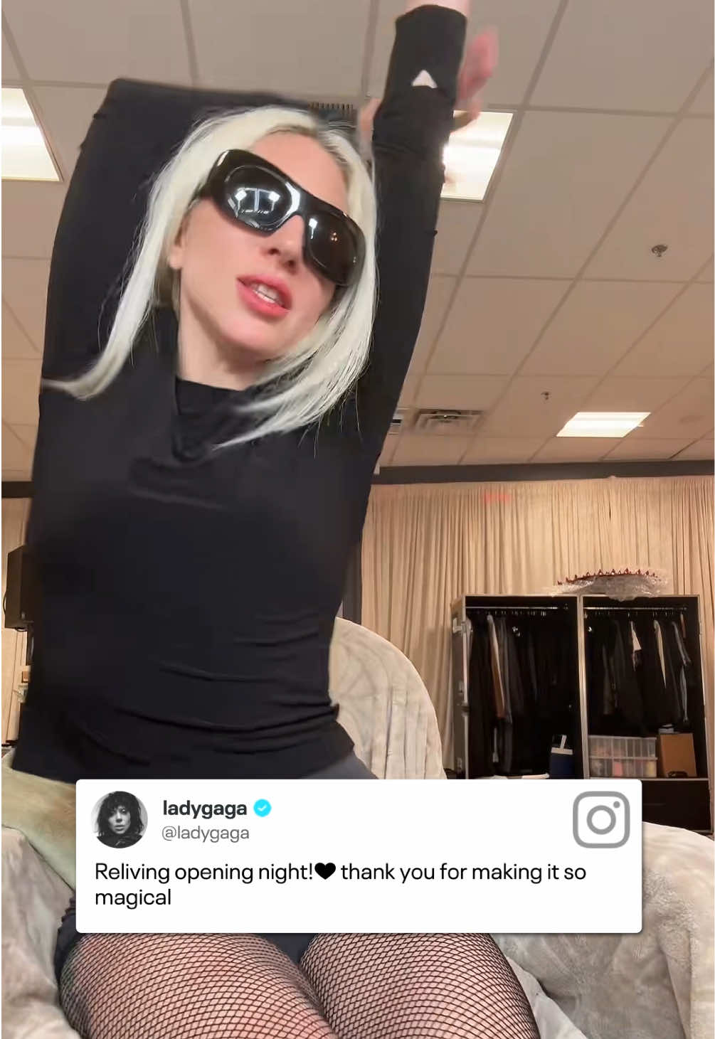 Lady Gaga performs #Summerboy for the first time since 2007 during her Las Vegas concert. 🤩