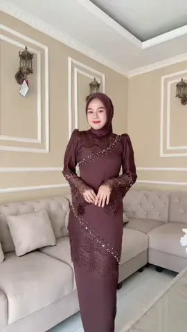 Warna mahogani#kurungmelayu #bajulebaran #viral 