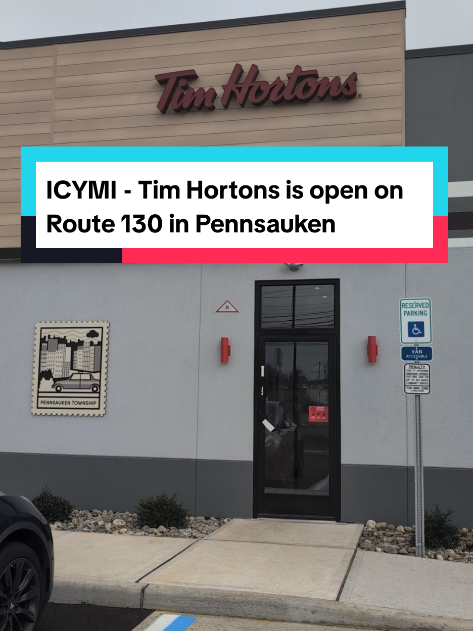 ICYMI - @Tim Hortons US is open on Route 130 in Pennsauken. ☕🍩👍🏼 #timhortons #timhortonspennsauken #southjerseyfoodscene 