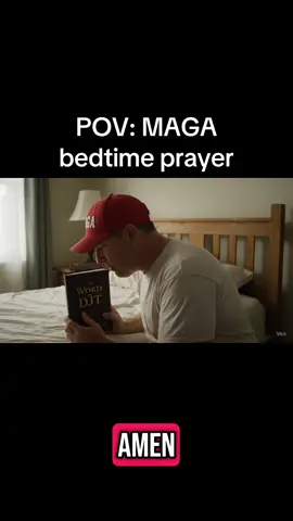 Lord, thank you for blessing billionaires, starving the poor, and keeping the brown folks out. Amen. #fyp #foryoupage #maga #magacult #veo3 #ai 