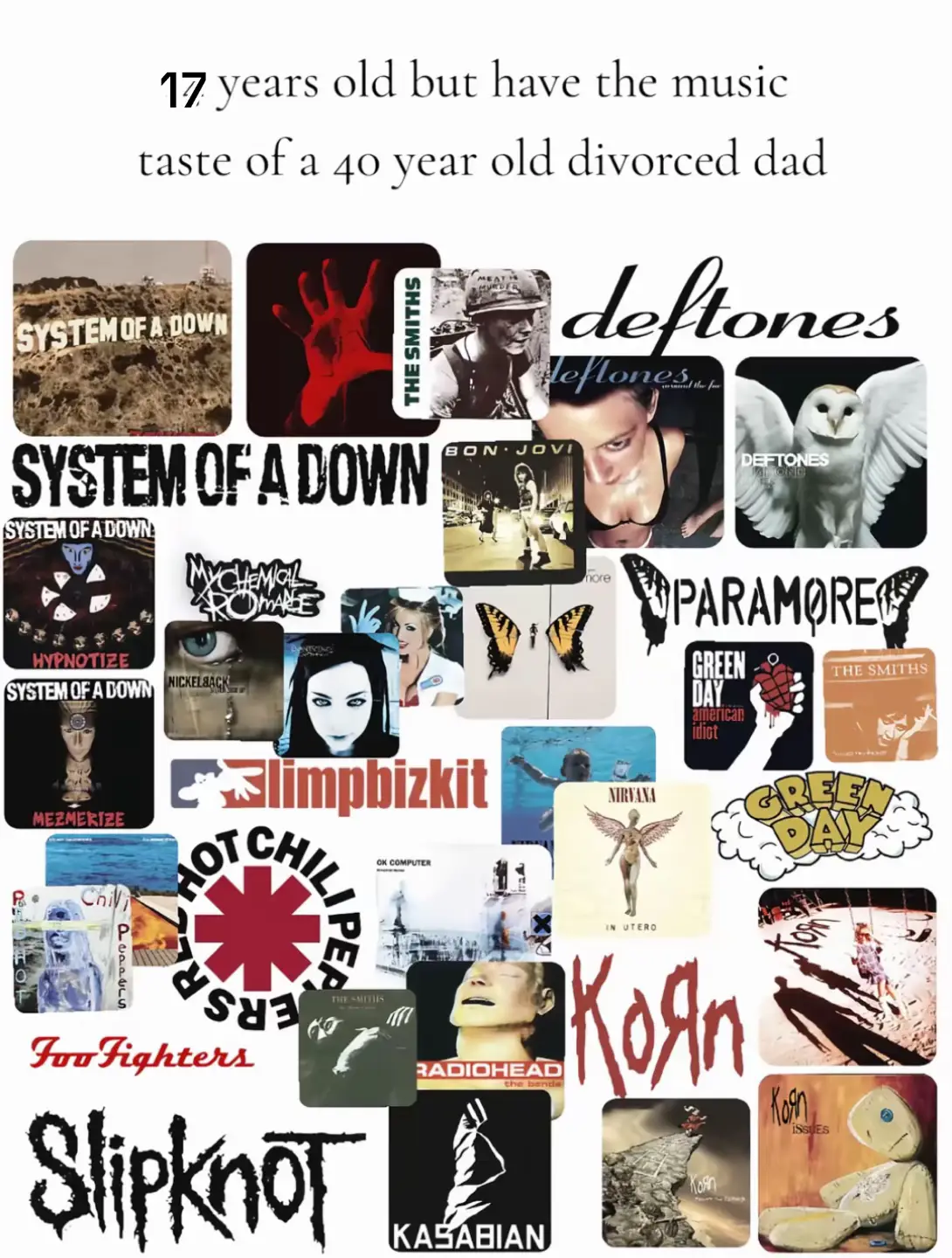 #rock #metal #numetal #deftones #limpbizkit #nirvana #rhcp #korn #soad #paramore #radiohead #foofighters 