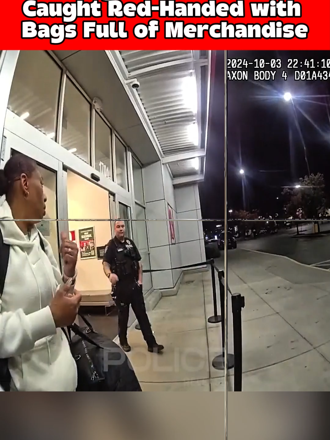 Burlington Shoplifters Caught Red-Handed with Bags Full of Merchandise#cops #copsoftiktok #copsontiktok #copstiktok #police