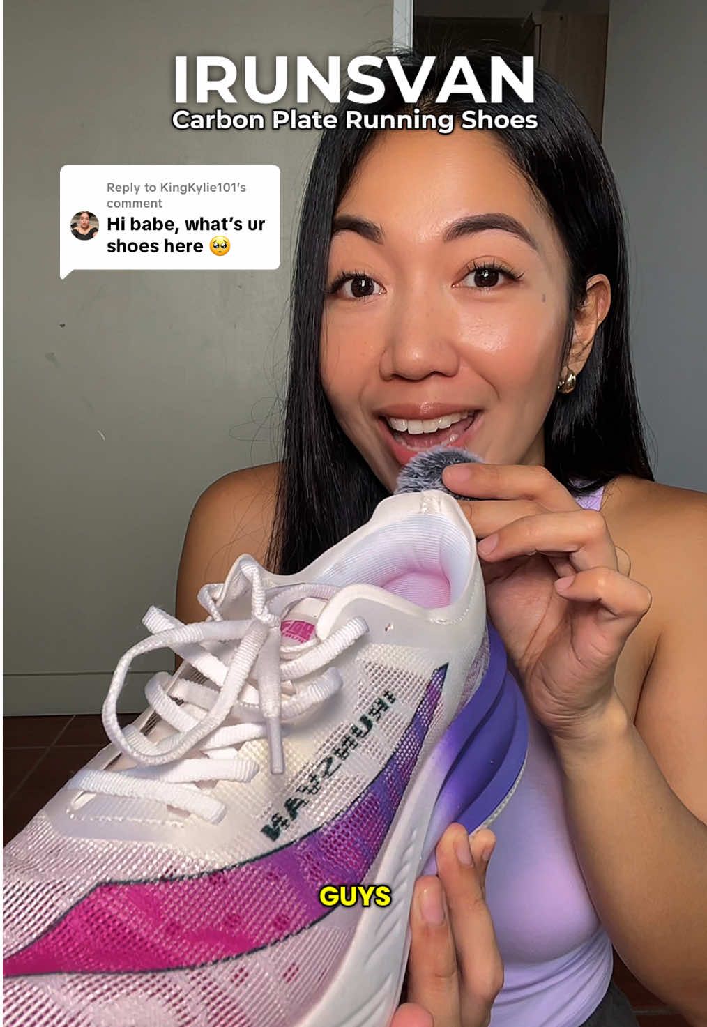 Replying to @KingKylie101 Highly recommended running shoes for beginners especially if you’re looking for a budget- friendly shoes 💯 #runningshoes #lightweightshoes #carbonplateshoes #marathon #budgetfriendly 