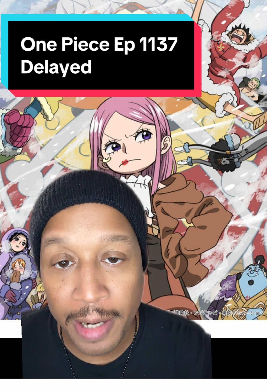 One piece 1137 delayed one week! #onepiece #anime #delayed #onepieceanime #animenews 