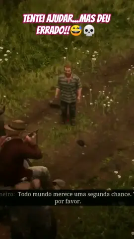 #RDR2 #RedDeadRedemption2  Fui com a melhor das intenções ajudar um prisioneiro acorrentado… Mas na hora de libertar ele, confundi as armas e acabei usando a escopeta. Resultado? De herói a foragida em segundos. 😅 Nem deu tempo de explicar, só restou montar no cavalo e fugir! 🐎💨 🎥 Red Dead Redemption 2 | Tried to help… and accidentally killed him 💀🔫 I was just trying to help a chained-up prisoner… but when I aimed to shoot his shackles, I accidentally used the shotgun. Instead of freedom, he got a one-way ticket to the afterlife. 😬 No time to explain — I just ran for my life! 🐎💨 💬 Já cometeu um 