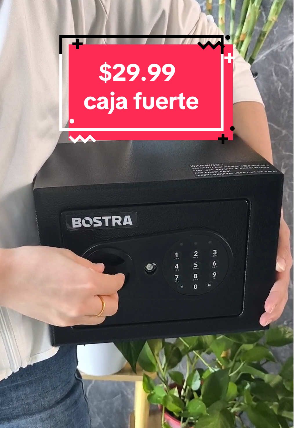 Sus documentos están protegidos en esta caja fuerte #seguridad #cajafuerte #ahorro #dinero #comprar #blackfriday #cybermonday #dealsfordays 