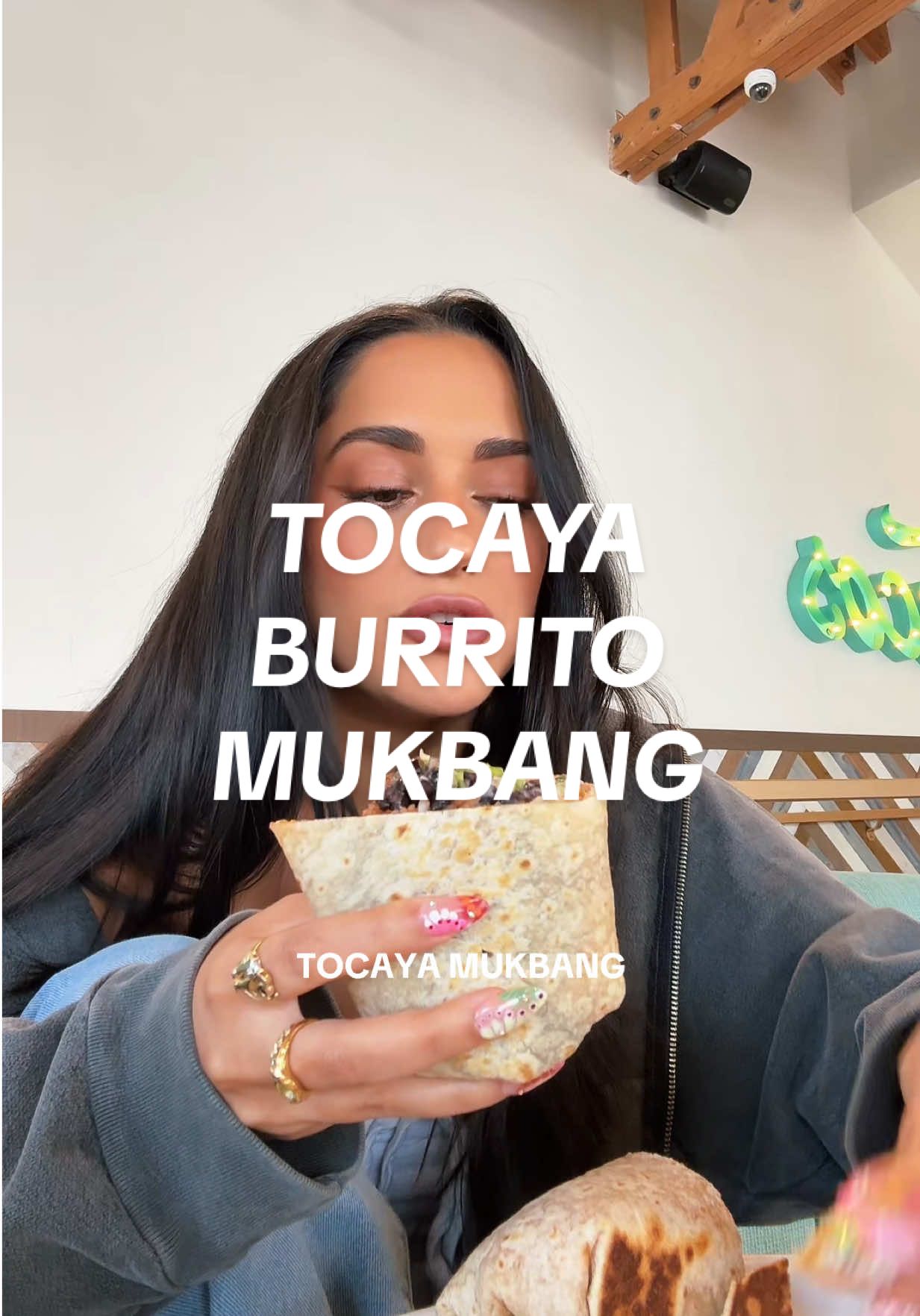 Tocaya Burrito Mukbang #tocaya #mukbang #eatwithme #veganmukbang #plantbased 