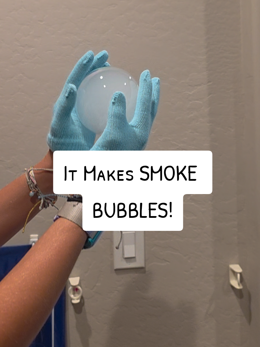 We brought this fog bubble wand outside once — and now it comes everywhere with us. It makes these elastic bubbles filled with smoke that the kids chase and pop for hours. It’s part science experiment, part chaos machine, part magical summer toy. Buy one… or three. #FogBubbleWand  #OutdoorToyMagic  #SummerScienceFun  #TikTokToyFind  #ParentChildChaos 