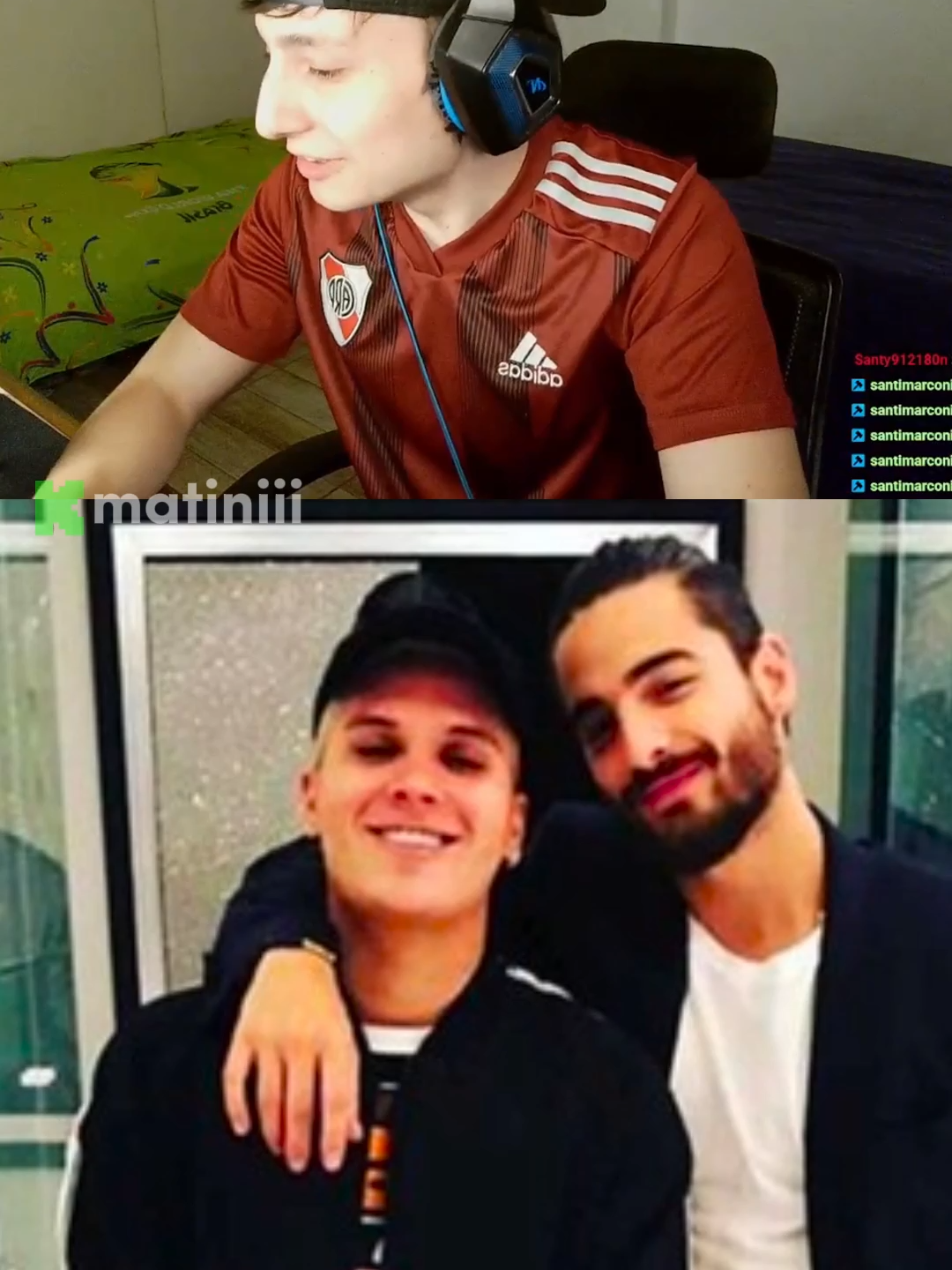 MALUMA GRAN AMIGO DE JUANFER | #juanfer #maluma #riverplate #futbol #futbolargentino #argentina #kick #fyp