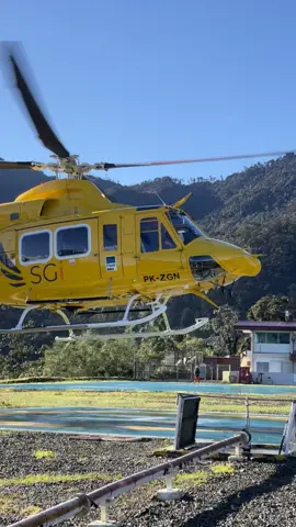 Reposisi #freeportindonesia #helicopter #tambang #fypシ @STORY PTFI @amole7905 
