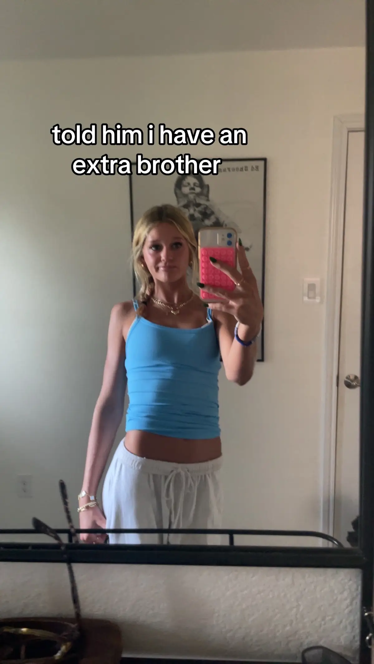 twist on the trend #fyp #relatable #adopted #brother #trend #bsf #blonde 