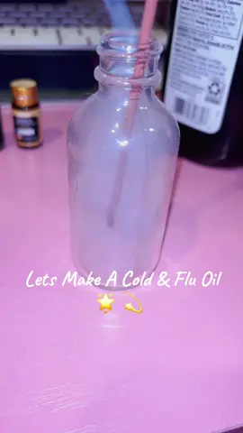 Make A Cold And Flu Oil With Me! #witchesoftiktok #witchtok #candlemagick #foryoupage 