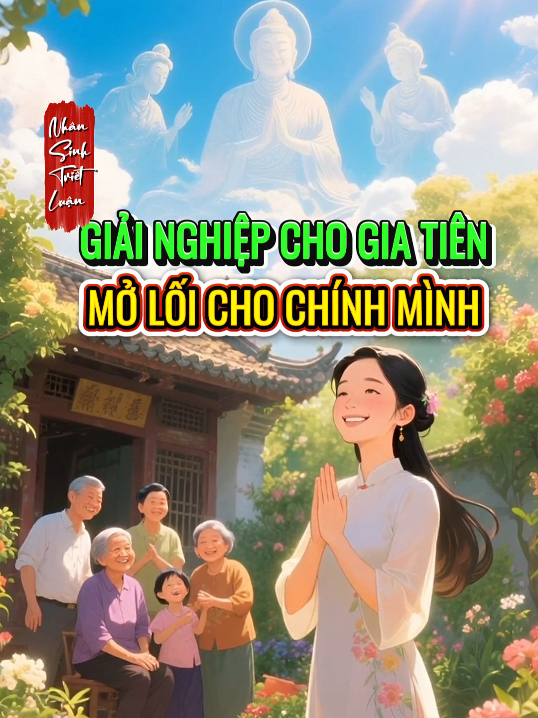 Nếu không phải là người tạo phước, thì chính bạn sẽ là người giải nghiệp cho gia tiên mình. #nhansinhtrietluan #phatphap #phatphapnhiemmau #cuuhuyenthatto #kinhsamcuuhuyenthatto