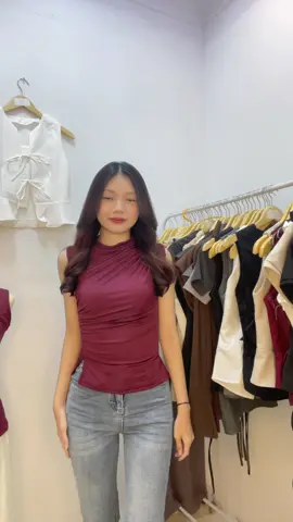 Sienna Top in red 😍❤️ #OOTD #fyp #atasanwanita #outfitideas #outfitinspo #fitcheck #racuntiktok #racuntiktok #fypシ゚ 