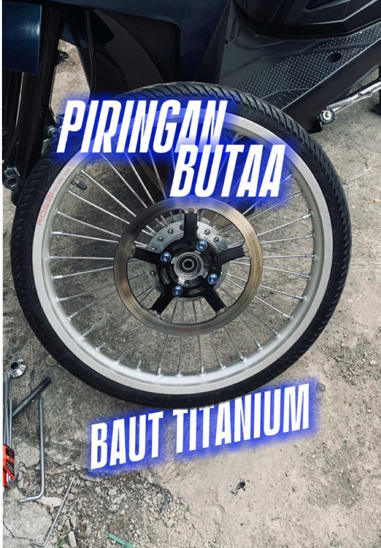 Beli Disini 👆👆Cukup 100rb ko🤩uda bisa dapet paket ganteng🔥#discbrake #piringan #piringancakram #bauttitanium #beatesp 