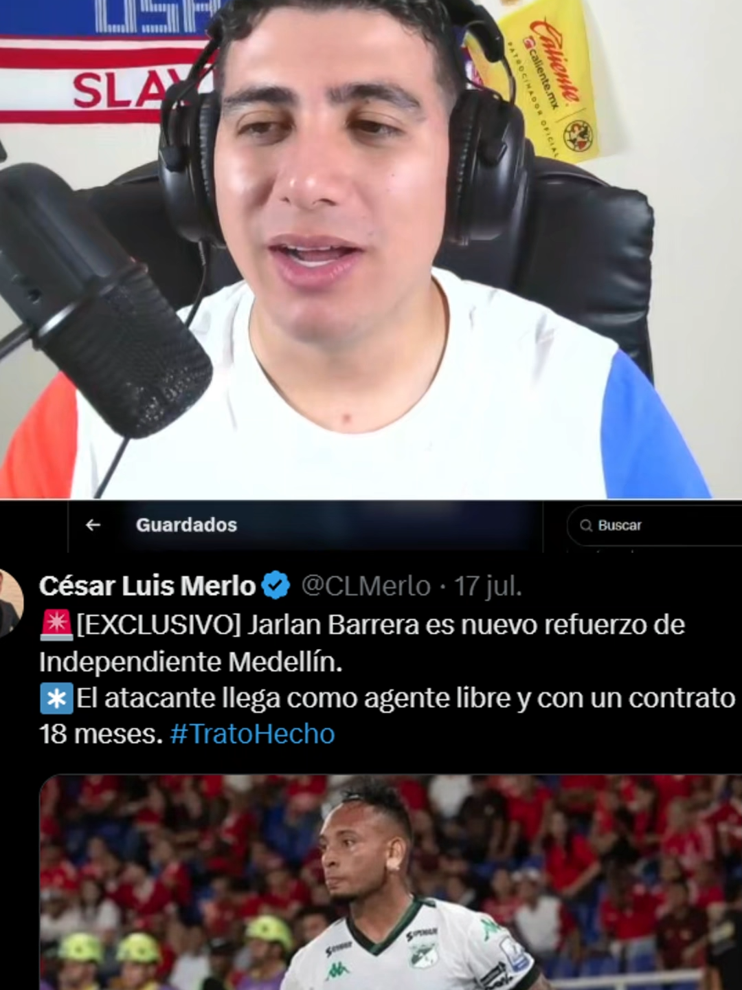 Jarlan Barrera es nuevo jugador del Dim, Yo como hincha de Nacional no tengo nada que reprocharle a Jarlan. #futbolcolombiano #fpc #fpcomunica #futbolcolombiano🇨🇴 #futbolcolombia #jarlanbarrera #dim #deportivoindependientemedellin #atleticonacional #atleticonacional⚽️🥰 #rexixtenxianorte #sdvsf