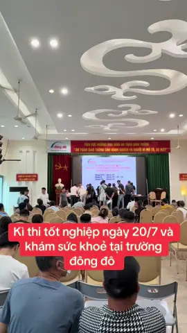 Kì thi tốt nghiệp tại trường đông đô#lambanglaixe #trungtamminhtri 
