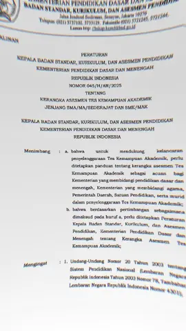 Kerangka asesmen TKA sudah muncul!🤯 setelah melihat contoh soal apakah kalian tetap memilih santai? #seleksi #tka #agit #snbp #snbt #universitas 