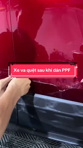 🛡️ PPF giúp bảo vệ sơn xe, nhưng không thay thế cho việc lái xe cẩn thận #citywraphaiphong #carcare #danxe 