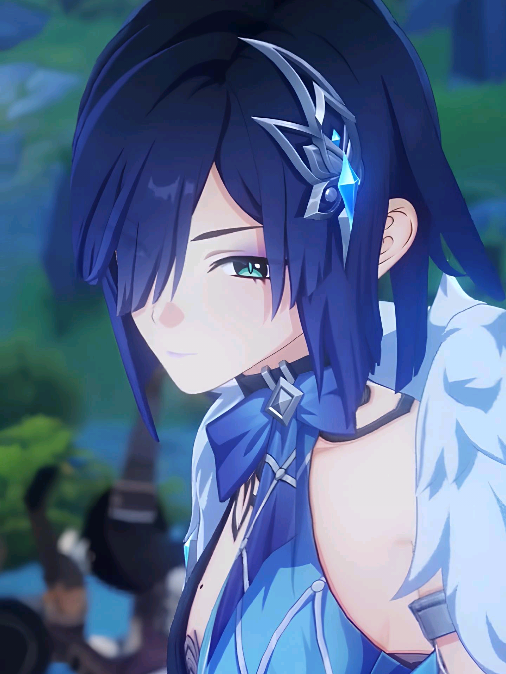 #yelan 😍💙 #skin #new #character #update #preview #GenshinImpact #liyue #genshinedit #hoyoverse | SC preset @awasatu 