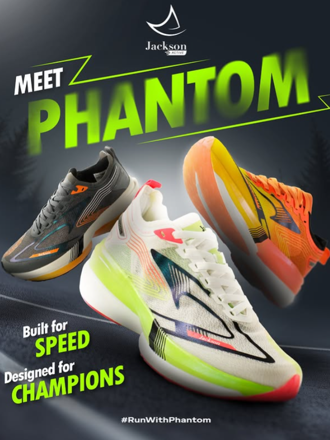 Sepatu Phantom siap nemenin gaya lo! Futuristik, ringan, dan full warna.🔥#olahraga #workouthome #fitnessgoals #jacksonactive #shoes #fyp