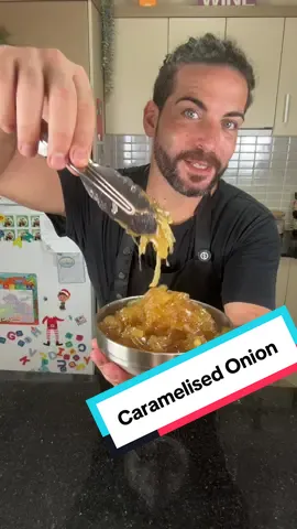 Caramelised Onions | Tucci’s Ultimate Version Sweet, tangy, and perfectly sticky — these caramelised onions are the upgrade your pantry didn’t know it needed. Perfect on bruschetta, cheese boards, burgers, or roasted meats. Easy, bold, and made with just a few ingredients. Ingredients: 	•	500g onions (any variety) 	•	100g white sugar 	•	50g brown sugar 	•	½ cup white wine vinegar (or rum/whiskey) 	•	Water (just enough to cover onions by 1 finger) Instructions: Peel and finely slice the onions. Place them in a tall pot with both sugars and the vinegar. Add just enough water to cover them by about 1cm. Bring to a boil over high heat. Once boiling, reduce to low and simmer for 30–40 minutes until the water evaporates and onions are sticky and soft. Let cool before storing or serving. Store in a sealed jar in the fridge. Try it on toast with cheese, grilled meat, or even with eggs. Full recipe 👉 www.cookingwithtucci.com #cookingwithtucci #caramelisedonions #onionjam #italianrecipes #easycondiments #pantrystaple #homemadegoodness #tucistyle