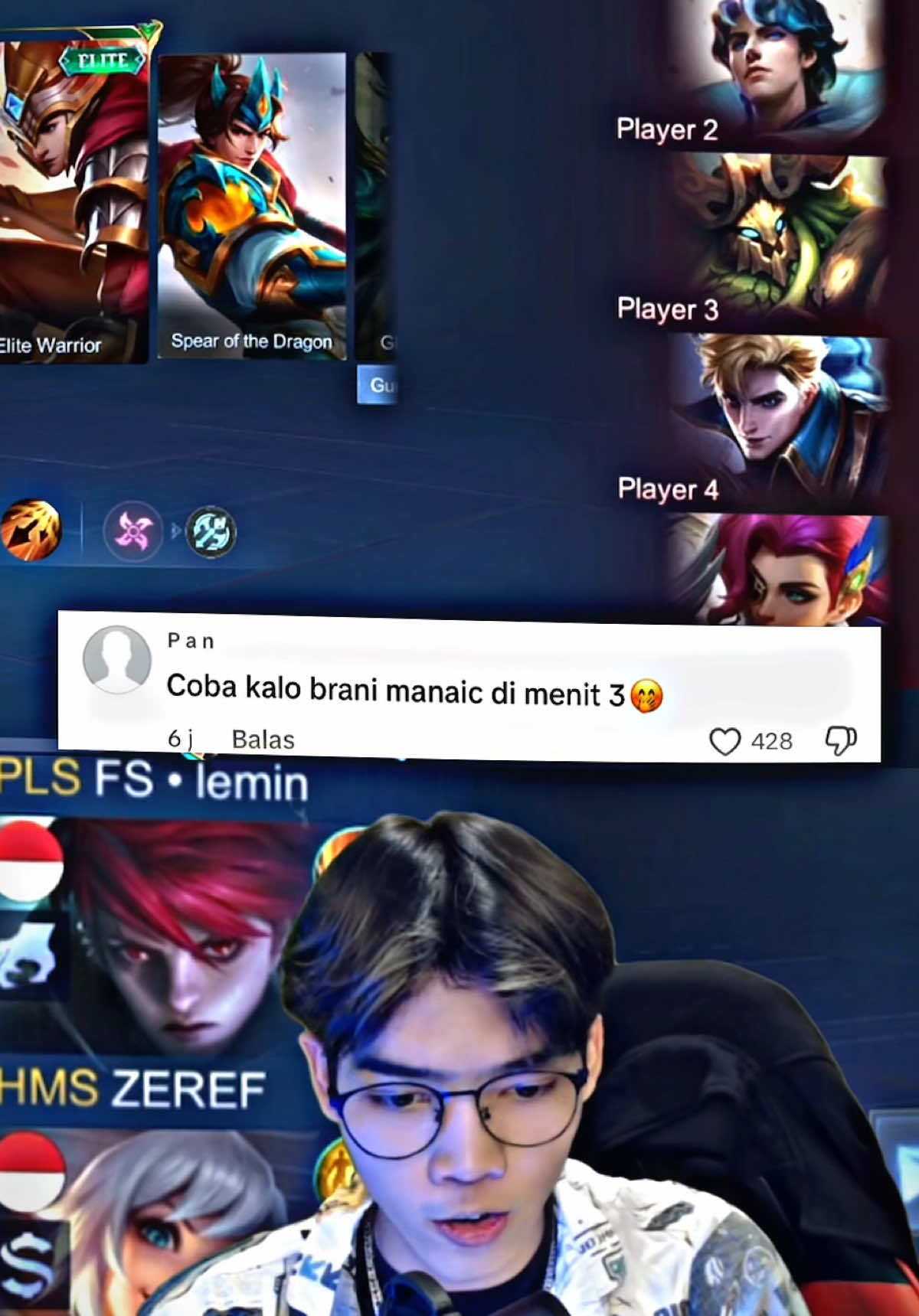 Raja Savage di tantang maniac di menit 3🙂‍↕️ #mlbb #kingzilong #MLBBALLSTAR #mlbbdinoplanet 