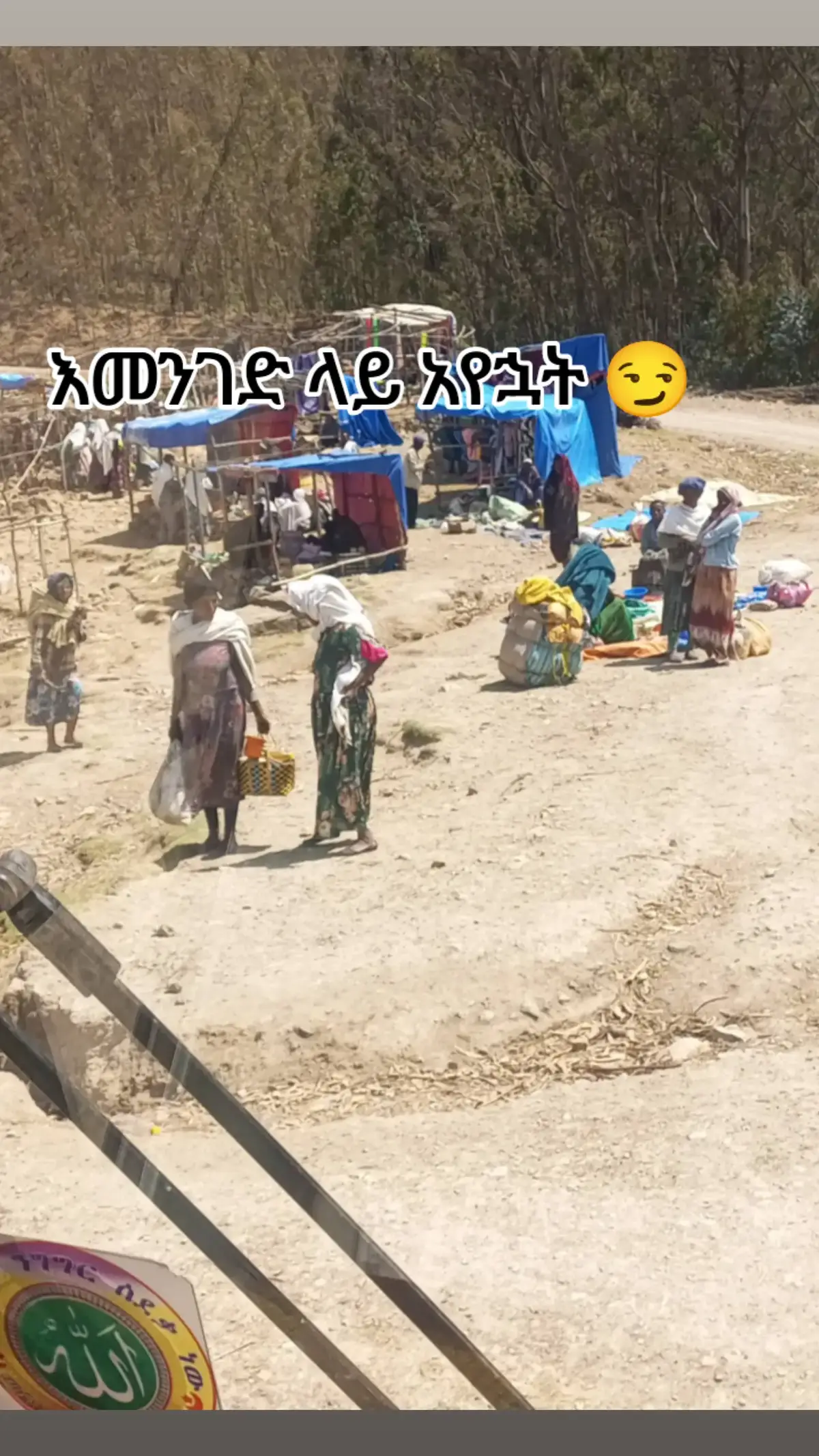 እመንገድ ላይ አየኋት ። ወፍራለች  ፣ ጡቷ እንድድሮው አይደለም ። ቦርጫም ሆናለች፣  ትልቅዬ የጭቃ መከላከያ  ጫማ ተጫምታለች  ልጅ አቅፋለች ። ብዙ አመት አብረን ተንዘላዝለን ተጨቃጭቀን  .. ተዋደን ... ተዳርተን...  ተማምተን፣ ተሳስበን ሙሉ ቀን ተጠፋፍተን ምነው የት ጠፋህ  የት ጠፋሽ ተባብለናል ። ተለያየን ብለን ታርቀናል ፣ተበዳድለን ይቅርታ ተባብለናል  ትክዝ አልኩ ፦ ልጅነቷ ውስጥ ልጅነቴ ነበር። ጠረኗ ውስጥ ትዝታዬ ተወሽቋል ። እንድተለያየን ሁለት ወር ሳንቆይ ከኔ ጋ እያለች ከሚጀነጅናት ጋ መሰለኝ አብራው  መኖር ጀመረች አራት ወር እንደቆዩ ተለያዩ ሲጣሉ አርግዛ ነበር መሰለኝ  ብዙ ሳትቆይ ወለደች ልጁም የሱ ነው ተባለ ።  ምን አለ ልጁ የኔ  ቢሆን ...! አባትህ እንዲ መጥቶ፣ ሰርቶ ፣ሄዶ ፣በድሎኝ፣ ጠቅሞኝ፣ ገለመሌ እንዲ ሆነን ተጣብሰን ተዋደን ብዙ ግዜ ቆይተን  ገለመሌ  ትላለች  እኔም የልጄ እናት እንዲ አድርጋ  እንዲ ሄደን፣ ወጥተን ወርደን እንዲ አቶድም እሷ እንዲ ናት እያልኩ  ለልጄ እነግረው ነበር ። ምን አለ እኔጋ እያለች ሙሉ እንድሆንላት ተመስጣ ባትደምር ባትቀንስ ፣  ምናለ እኔስ ባልፈለሳሰፍ ዝም ብዬ ገፋፍቼ አታልዬ አስርግዣት ቢሆን ።   ህፃን ልጅ አቅፋ ጎስቁል ብላ ልጅነቷን በልጇ ተሸሽጋ እየሸኘችው ነው  ። ውዱን ጊዜያችንን አብረን ነበርን ። ምን አለ ያቀፈችው ልጅ ከኔ ቢሆን፣  ምን አለ ያረገብኩት ጡቷ በኔ ልጅ ምክንያት ቢወድቅ ። ልጇ እሷን አይመስልም።   ምን አለበት ሌላው ይቅር ልጆ እሷን ቢመስል ።   ውድድ ...ሳምምም... እቅፍፍ ...ባደርገው ።  አብሮነታችን ምንም ቋሚ የሚናገር  ነገር ሳይገነባ አለፈ ።  እሷ ግን ታድላ መኖርያ ምክንያት አገኘች ። በድርበቡ ሰላም ብያት ልጆን እጁን ስሜው  አይን አይኖን እያየሁ ከላይ ከላይ ካወራን ቀጥሎ  