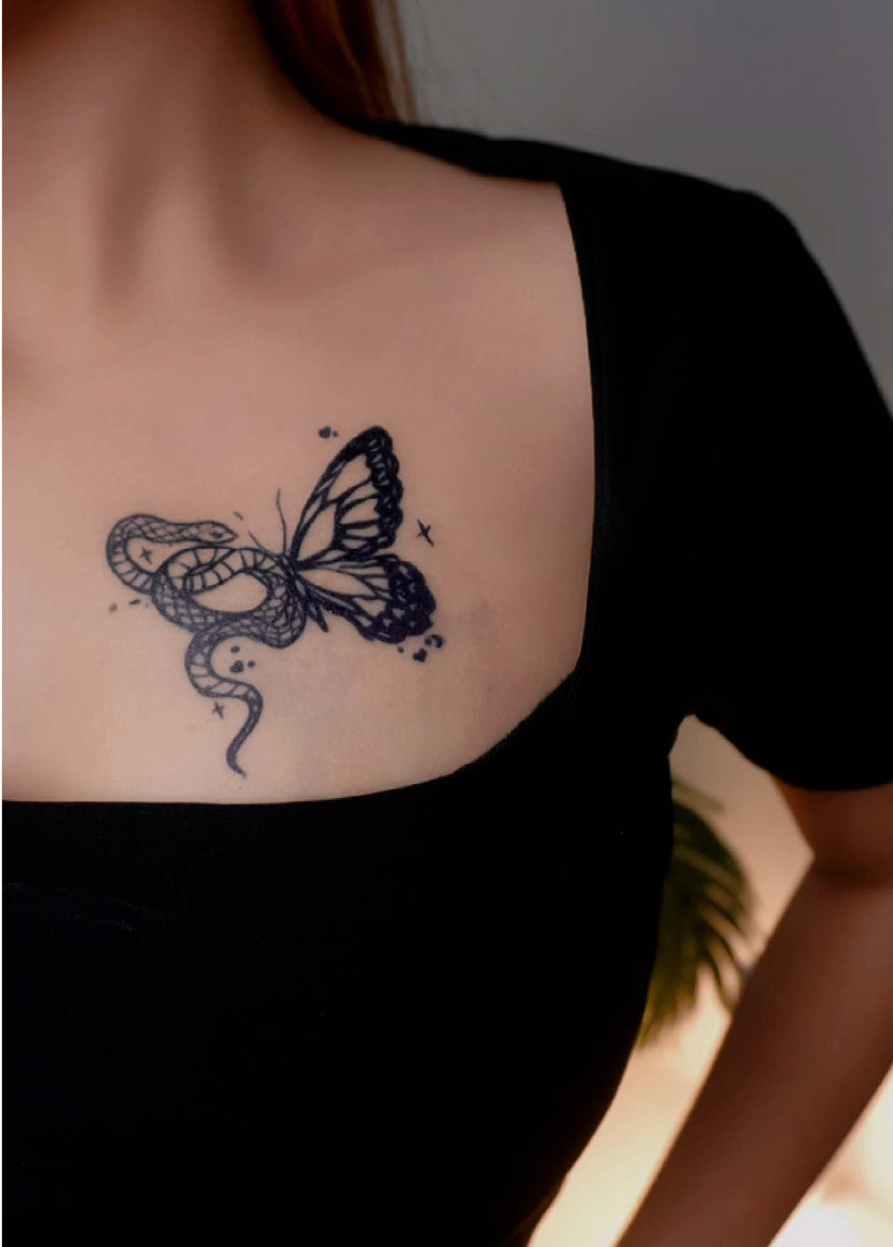 rekomendasi tato temporer kupu kupu #tattoolover #tatosemipermanen #tattootemporary #tatomurah #tatomurahtangerang 
