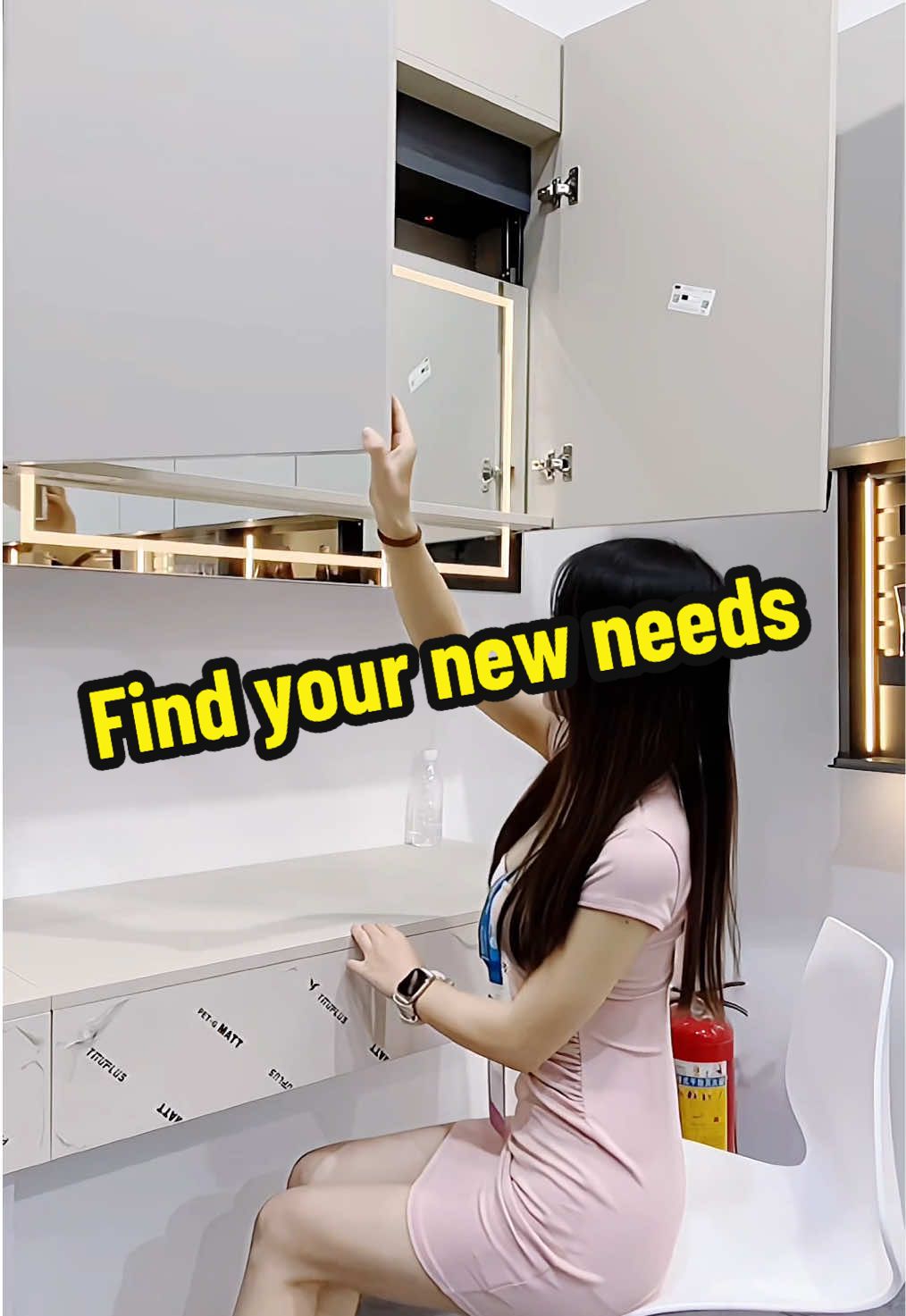 Great mirror,electric lifting mirror 