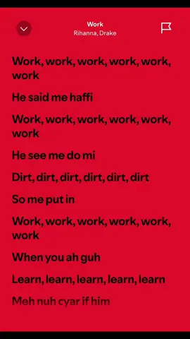 Part 40| Rihanna ft. Drake - Work (Lyrics) #musicrecommendations #lyrics #fyp #fypppppppppppppp #fypage #spotify #rihanna #drake 