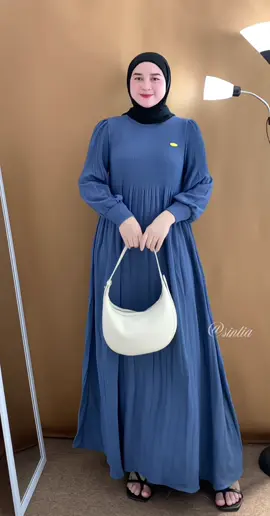 💙💙#fyp#fyppppppppppppppppppppppp#outfitideas#outfitinspo#dress#gamis 