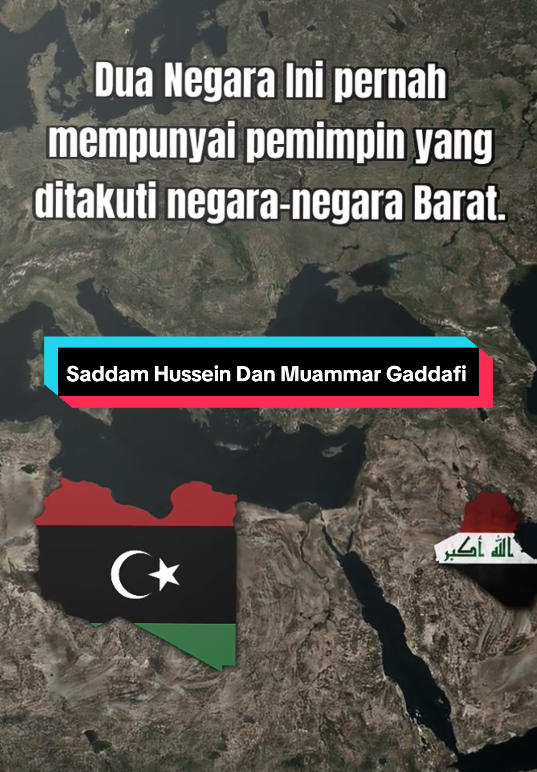 Baru Pulang Sekolah 😮‍💨 Penjelasan 👇  Muammar Gaddafi dan Saddam Hussein adalah dua pemimpin otoriter yang sangat ditakuti oleh negara-negara Barat karena kebijakan dan tindakan mereka yang kontroversial. Saddam Hussein Saddam Hussein dikenal karena: - Kebijakan Otoriter: Ia memimpin Irak dengan tangan besi, menekan oposisi, dan mengendalikan semua aspek kehidupan politik dan sosial. - Penggunaan Senjata Kimia: Ia menggunakan senjata kimia terhadap warga sipil Kurdi dan pasukan Iran, yang dianggap sebagai kejahatan perang. - Invasi Kuwait: Ia memerintahkan invasi ke Kuwait pada 1990, yang memicu Perang Teluk Pertama dan sanksi internasional terhadap Irak. - Pelanggaran Hak Asasi Manusia: Ia dituduh melakukan pelanggaran hak asasi manusia yang serius, termasuk penyiksaan dan pembunuhan lawan politik. Muammar Gaddafi Muammar Gaddafi dikenal karena: - Kebijakan Otoriter: Ia memimpin Libya dengan sistem pemerintahan otoriter, menekan oposisi, dan mengendalikan ekonomi negara. - Dukungan terhadap Terorisme: Ia dituduh mendukung kelompok teroris dan melakukan tindak kekerasan terhadap lawan politik di luar negeri. - Krisis Nuklir: Ia berusaha mengembangkan program nuklir Libya, yang memicu kekhawatiran internasional. - Pelanggaran Hak Asasi Manusia: Ia dituduh melakukan pelanggaran hak asasi manusia yang serius, termasuk penyiksaan dan pembunuhan lawan politik. Kedua pemimpin ini dianggap sebagai ancaman bagi stabilitas regional dan internasional, sehingga negara-negara Barat melakukan berbagai upaya untuk menggulingkan mereka dari kekuasaan. #history #muammargaddafi #saddamhussein🇮🇶🦁👑♥️ #kaaeditior #historycreatorteam #faktaunik 
