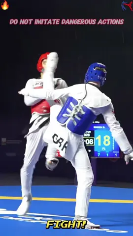 Head Shot 🤯#taekwondo #worldtaekwondo #fight #taekwondowon #taekwondokicks #Taekwondowon #fyp 