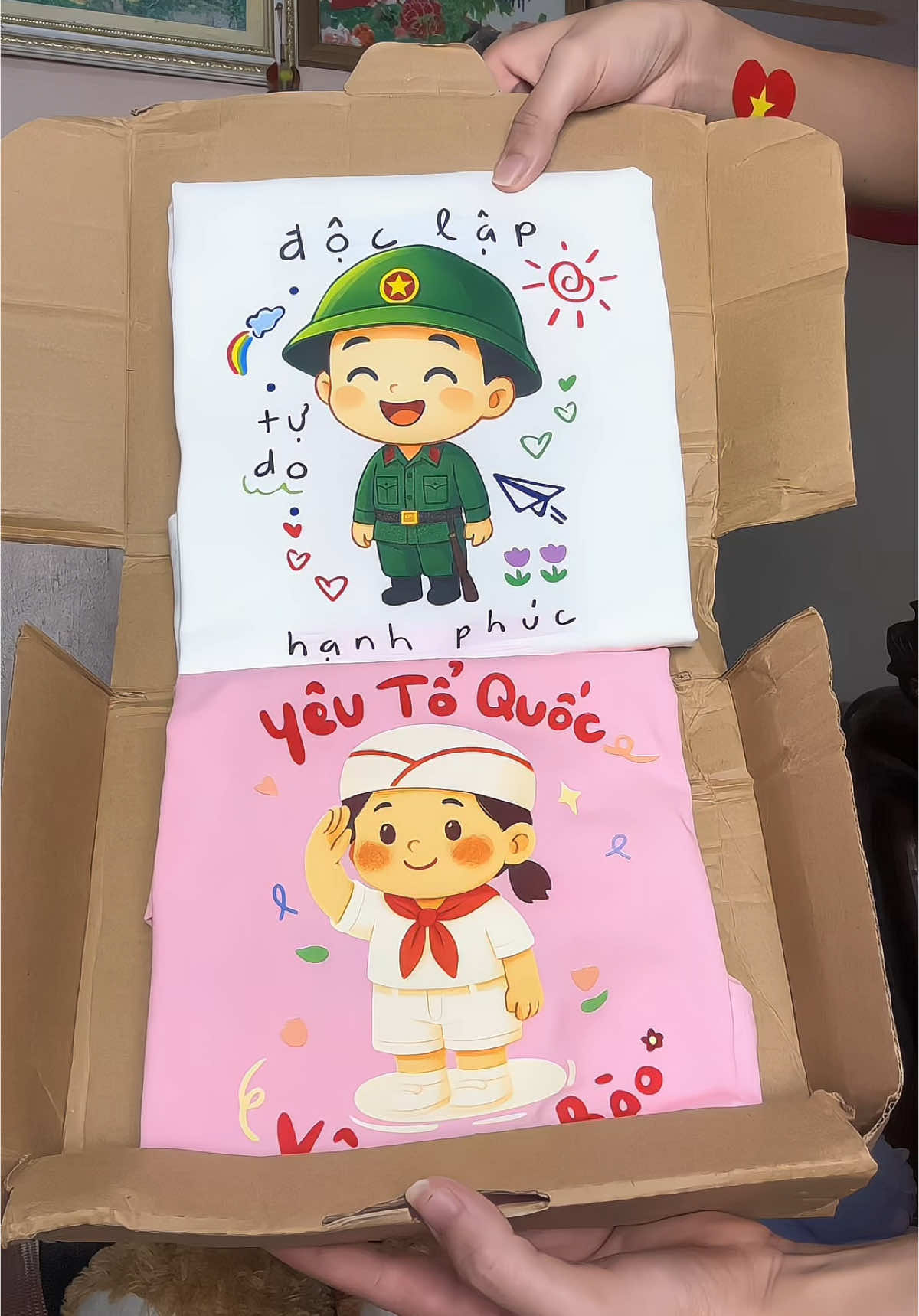 Áo thun Độc lập Tự do cho bé #xuhuong #hottrend #thoitrangchobe #haichiemxoaicun 