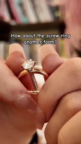 How about the screw ring another form?#promisering #pandora #foreverring #jewelry #uniquerings #fyp 
