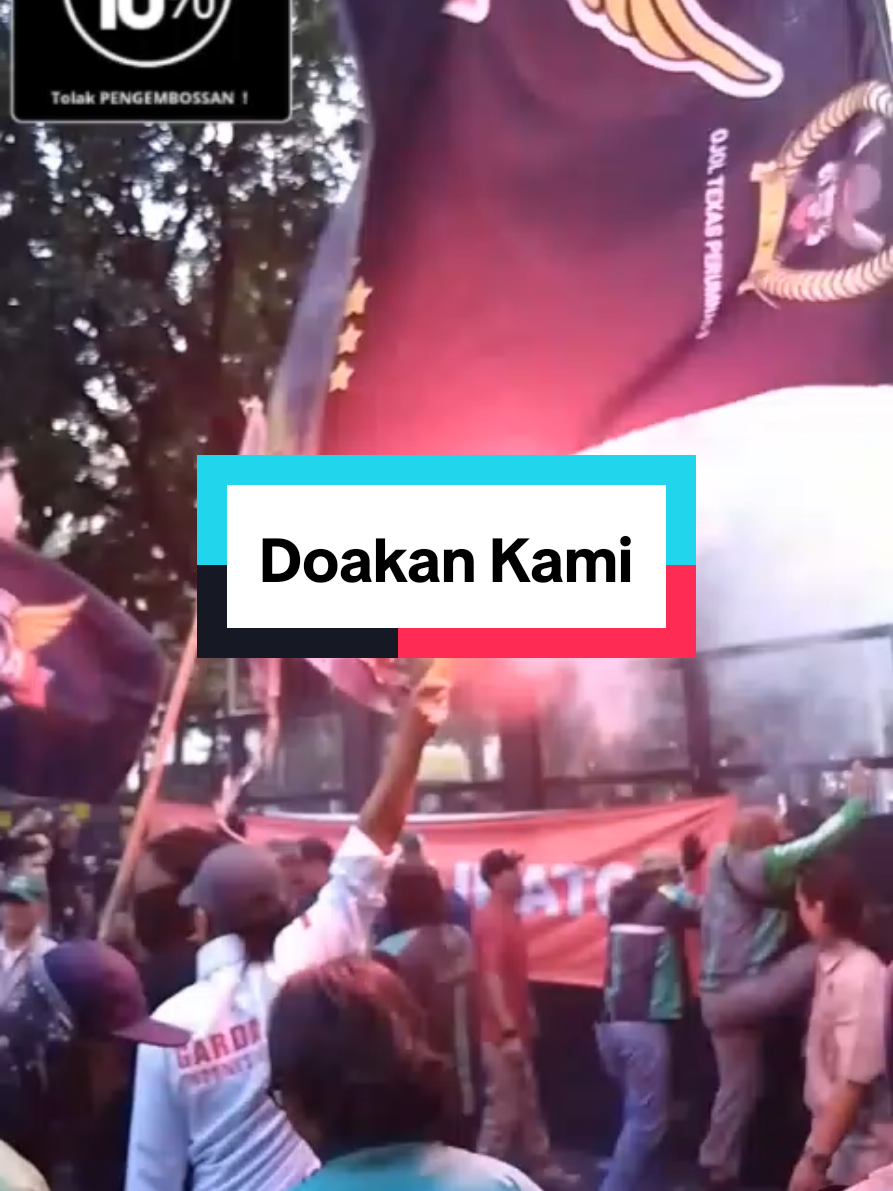 kami Berjuang Disinj untuk kesehjateraan OjoL/DO #aksi #demo #ojol #do