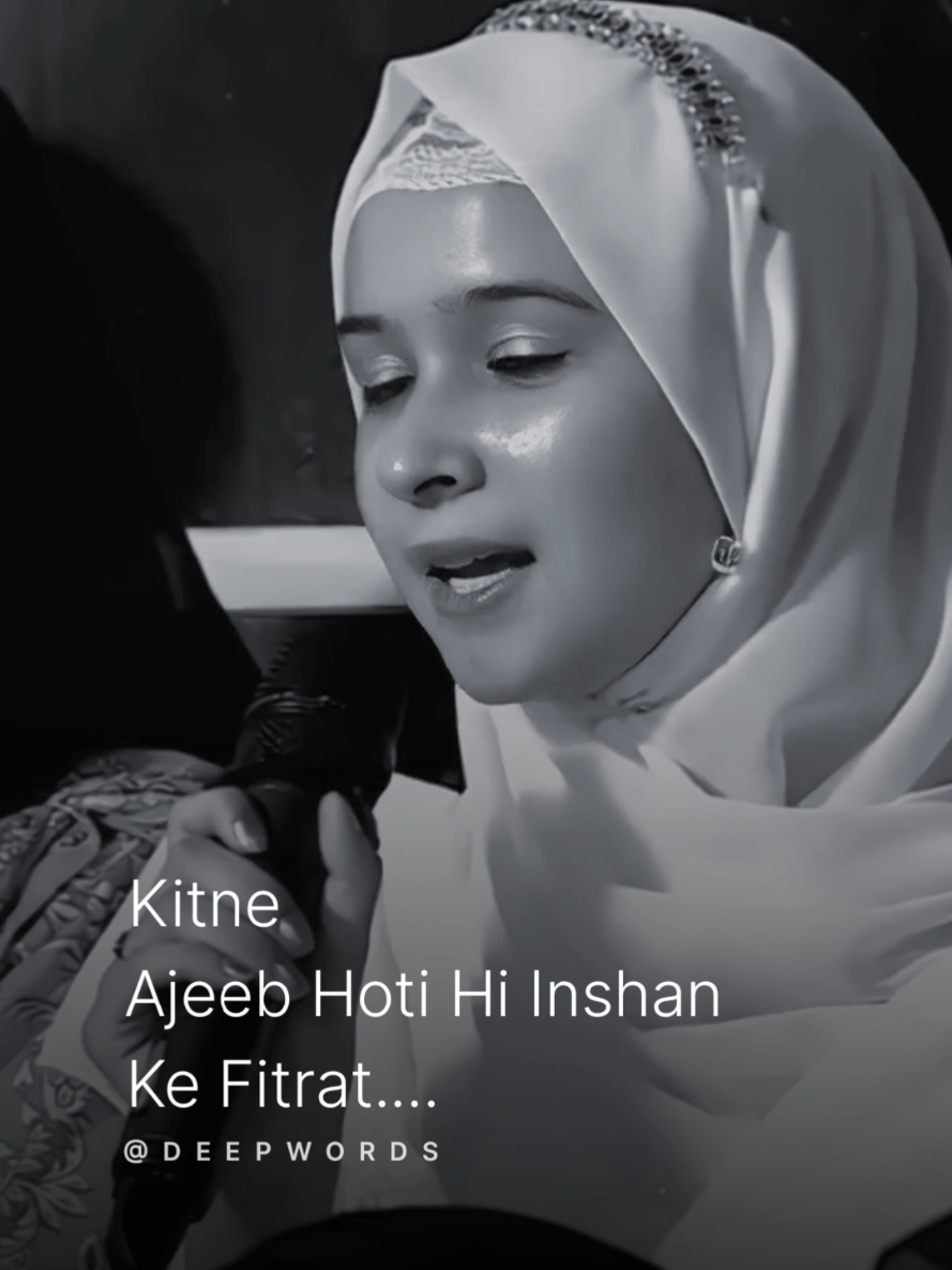 Kitne ajeeb hai inshan ki fitrat....#@TikTok #deeplines #fypシ゚ #foryou #trending #poetry #urdupoetry #hindishayari 