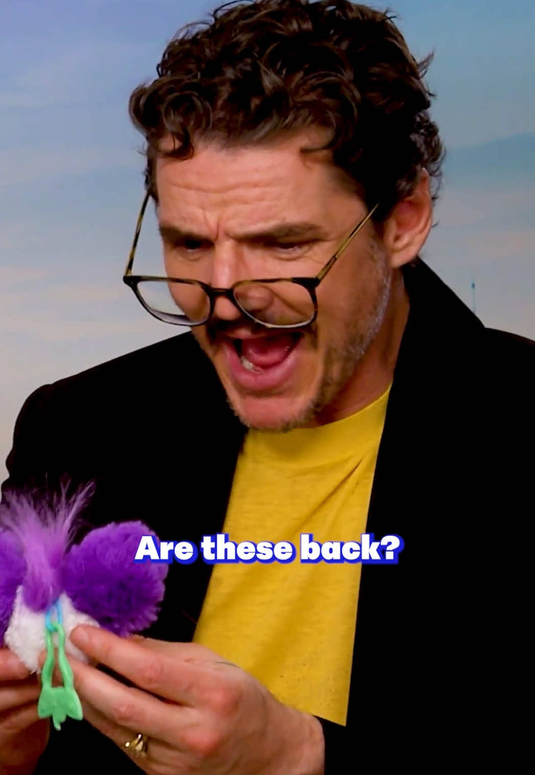 oh to be that purple furby xox #pedropascal #vanessakirby #furby #thefantasticfour #pedropascaledit 