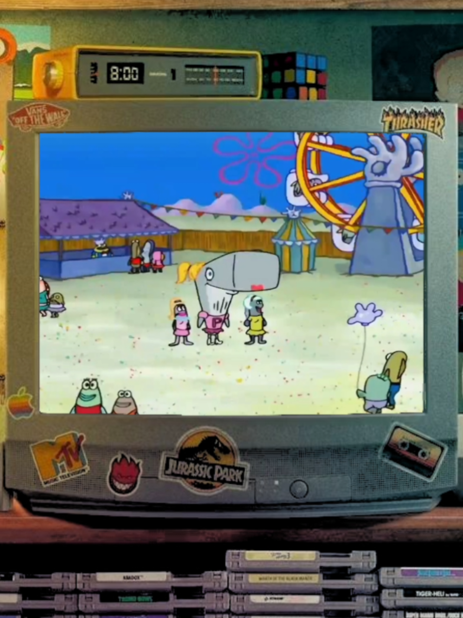 tunnel of glove: Spongebob dan Pearl terjebak di wahana (1/4) #fyp #foryou #foryoupage #masukberanda #4u #xybca #spongebob #patrick #cartoon #nostalgia 