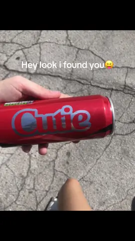 #cutie #cocacola #can #red #cola #you i found u cutie!