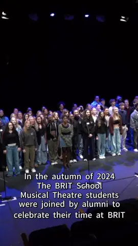 Back in autumn 2024, our Musical Theatre students were joined by some very special guests... our amazing alumni Over the years, this special song has been revisited by different cohorts, each bringing their own story. Together they celebrated their time at BRIT with a performance full of heart and harmony Presenting RUN - full vid linked in profile #AlwaysBRIT #BRITSchool
