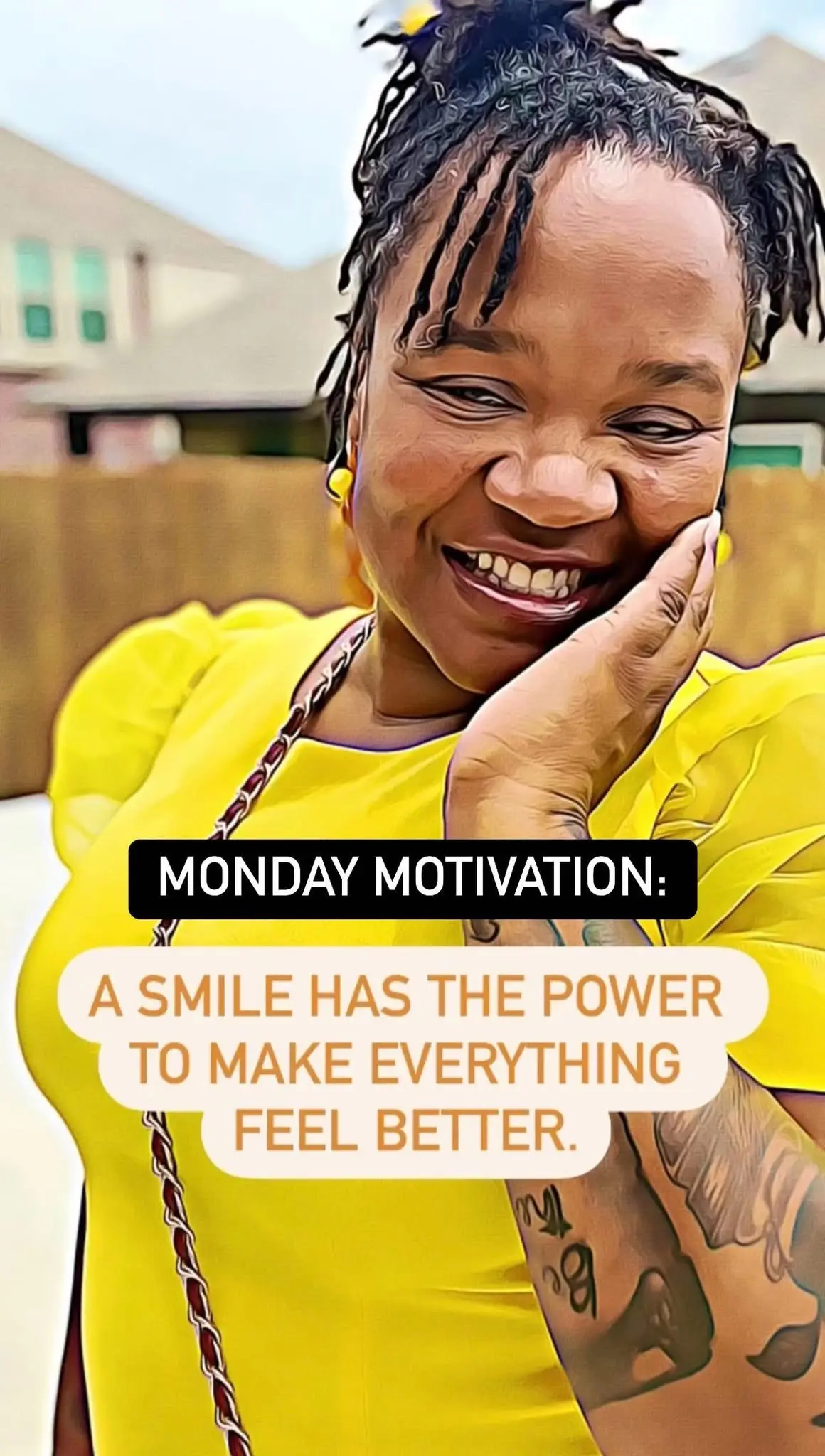 MONDAY MOTIVATION: A SMILE HAS THE POWER TO MAKE EVERYTHING FEEL BETTER.