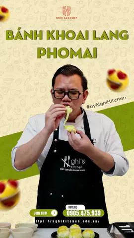 Bánh khoai lang Phomai #Đầu_bếp_Quốc_Nghị 