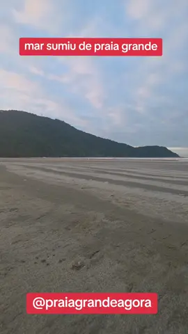mar sumiu praticamente em praia grande  #mar #segundafeira #fagnerpaz #praiagrandeagora 