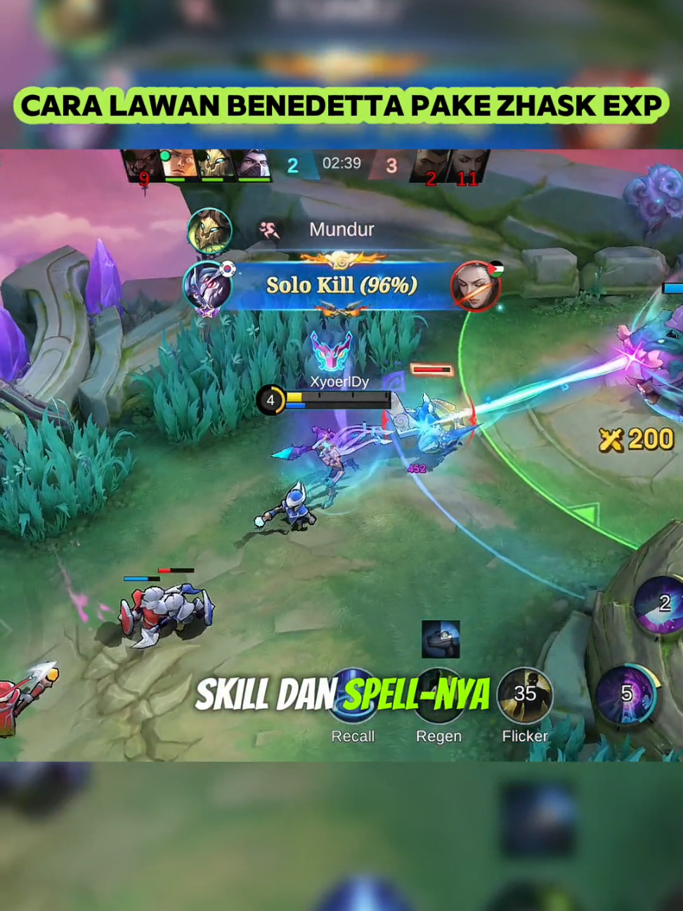 cara lawan benedetta pake zhask explane #MLBBALLSTAR #MLBBDinoPlanet #MLBBMysticMeow 