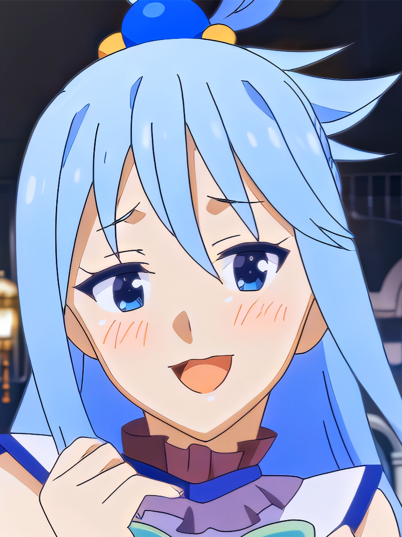 Aqua is stupid 🙂 #konosubarashiisekai #konosuba #aqua #anime #アニメ